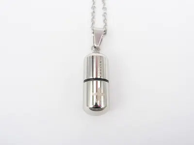 Perfume Bottle Pendant Necklace
